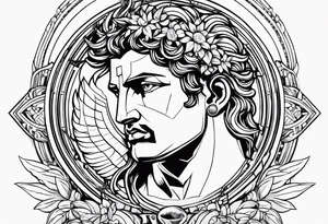 GREEK GOD APOLLO tattoo idea