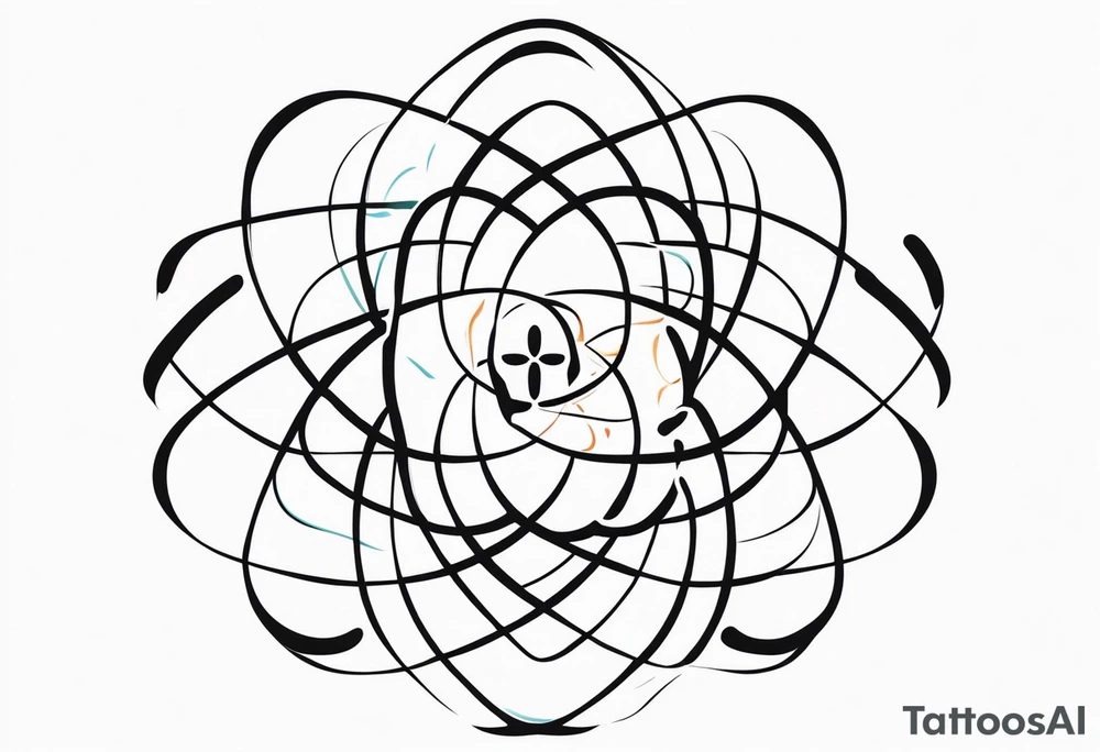 Atheist Theme using atom tattoo idea