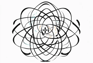 Atheist Theme using atom tattoo idea
