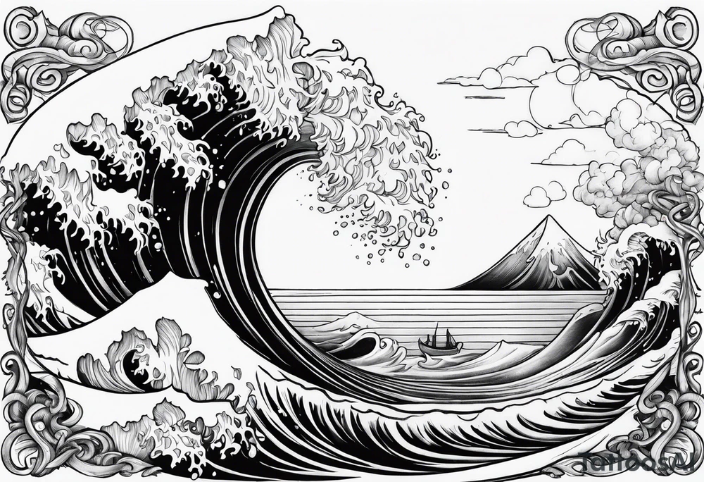 Sea mythical sneaks tattoo idea