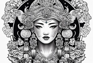 vietnamese bau cua tattoo idea