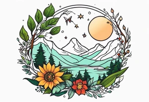 Mother nature tattoo idea