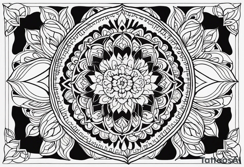 Mandala tattoo idea