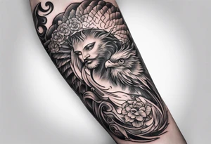 Creation of Adam tattoo idea