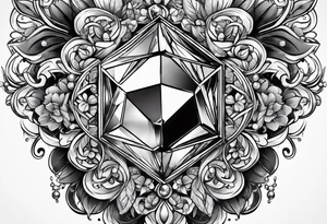 A diamond tattoo idea