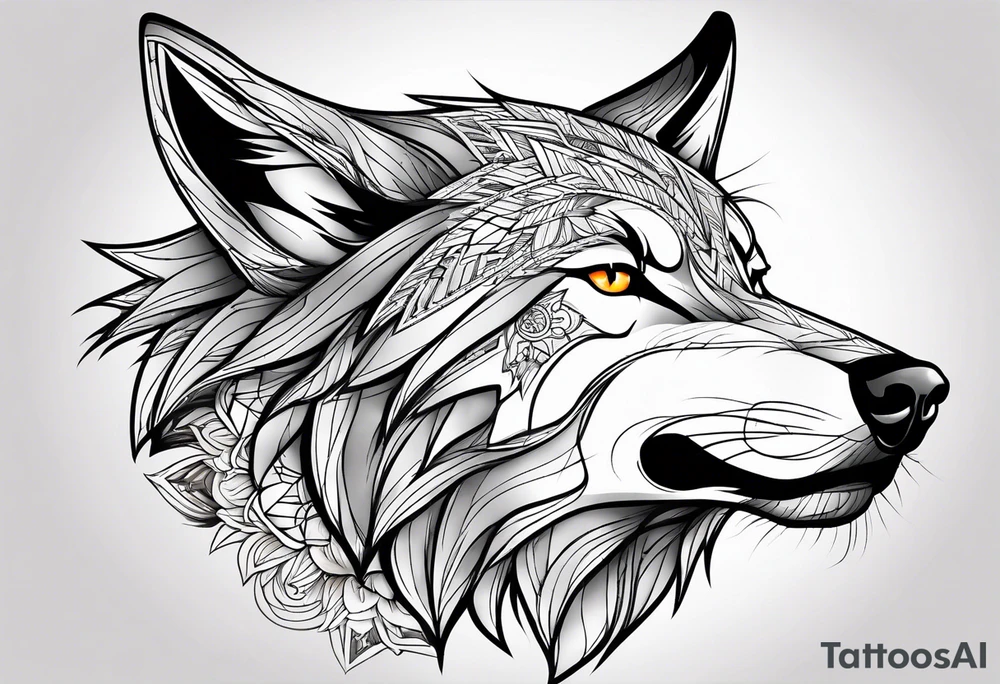 Lobo wolf for a male tattoo tattoo idea
