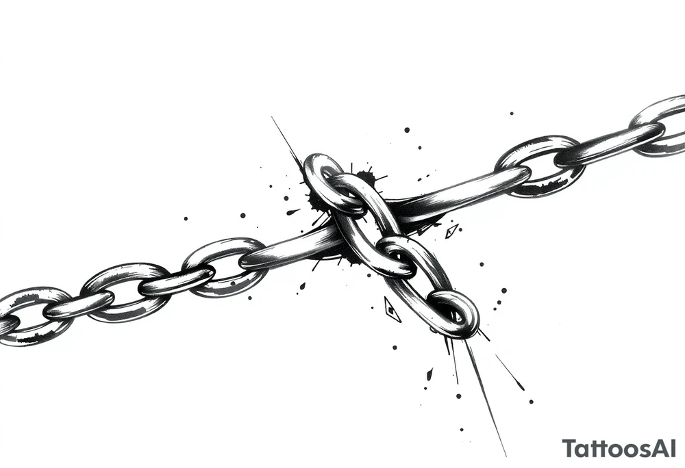 Chain tattoo idea