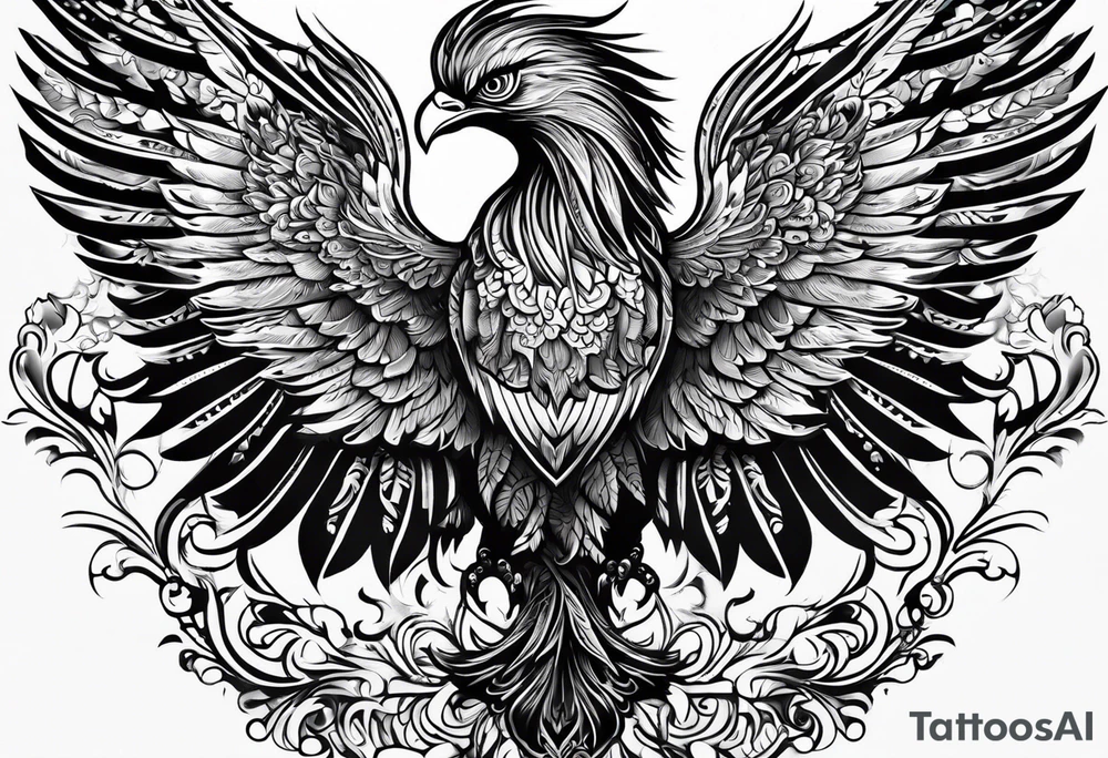 Firebird Russian tattoo idea
