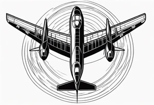 bomb from a plane tattoo idea