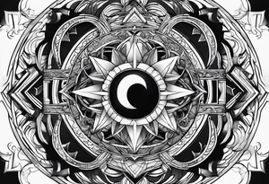 black hole tattoo idea