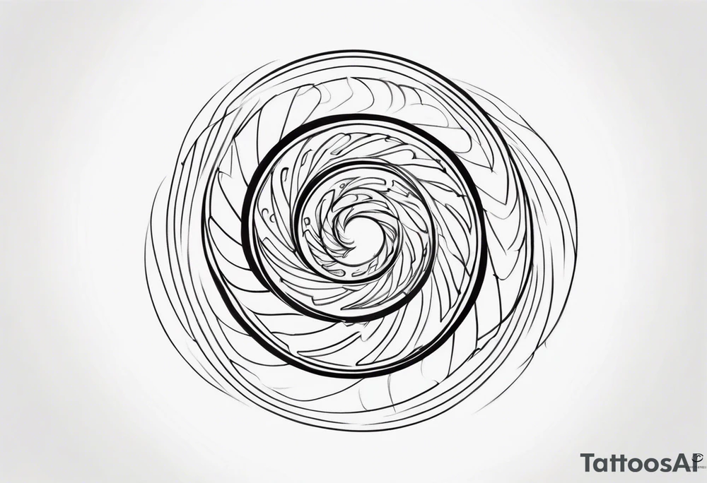 spiral tattoo idea