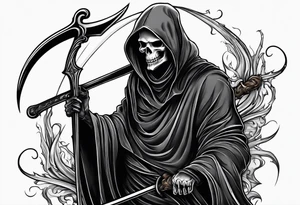 GRIM REAPER
WITH SMOKE
WITH SCYTH tattoo idea