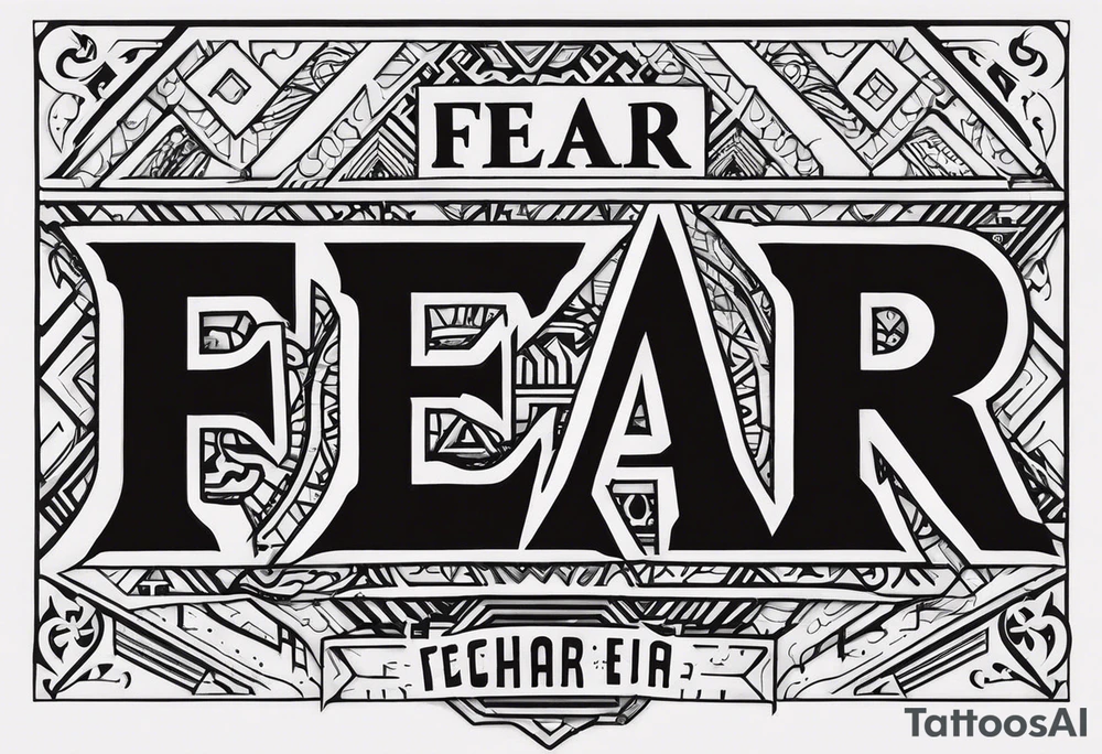F.E.A.R tattoo idea