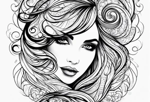 Swirling whirling, sleeve tattoo idea