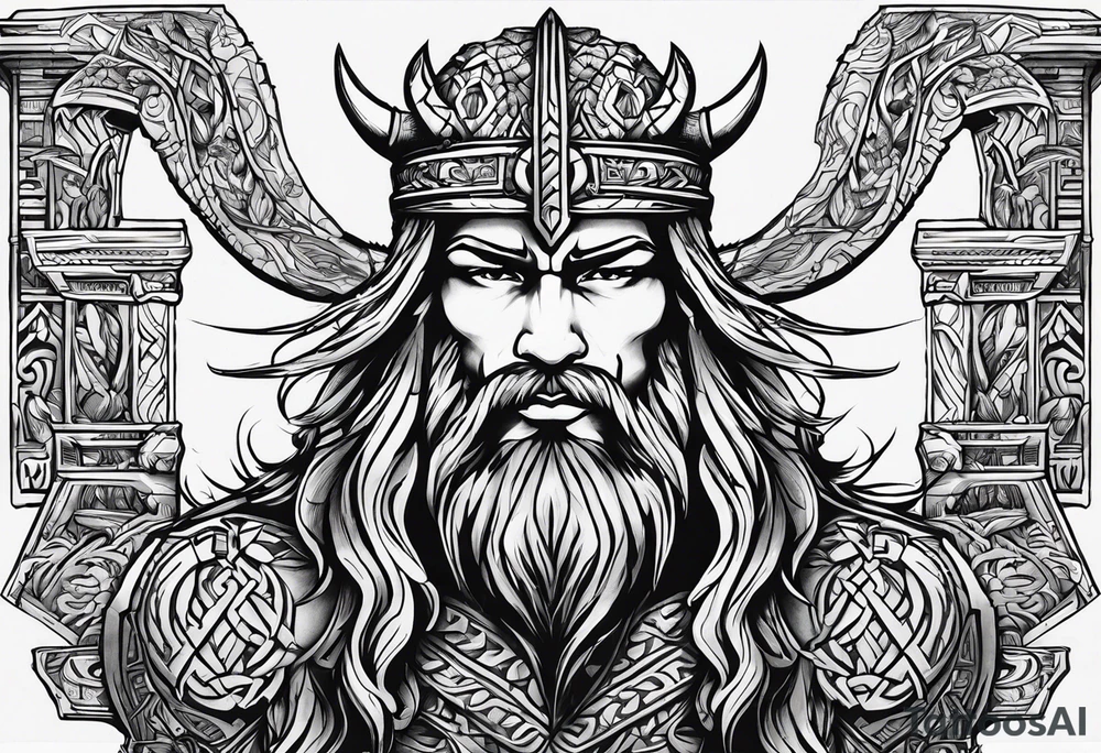 VICTORY OR VALHALLA tattoo idea