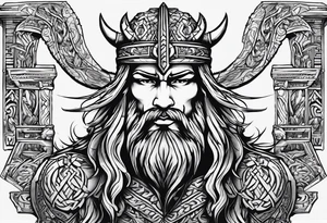 VICTORY OR VALHALLA tattoo idea