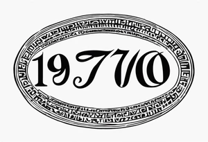 "1970" wrist braclet tattoo tattoo idea