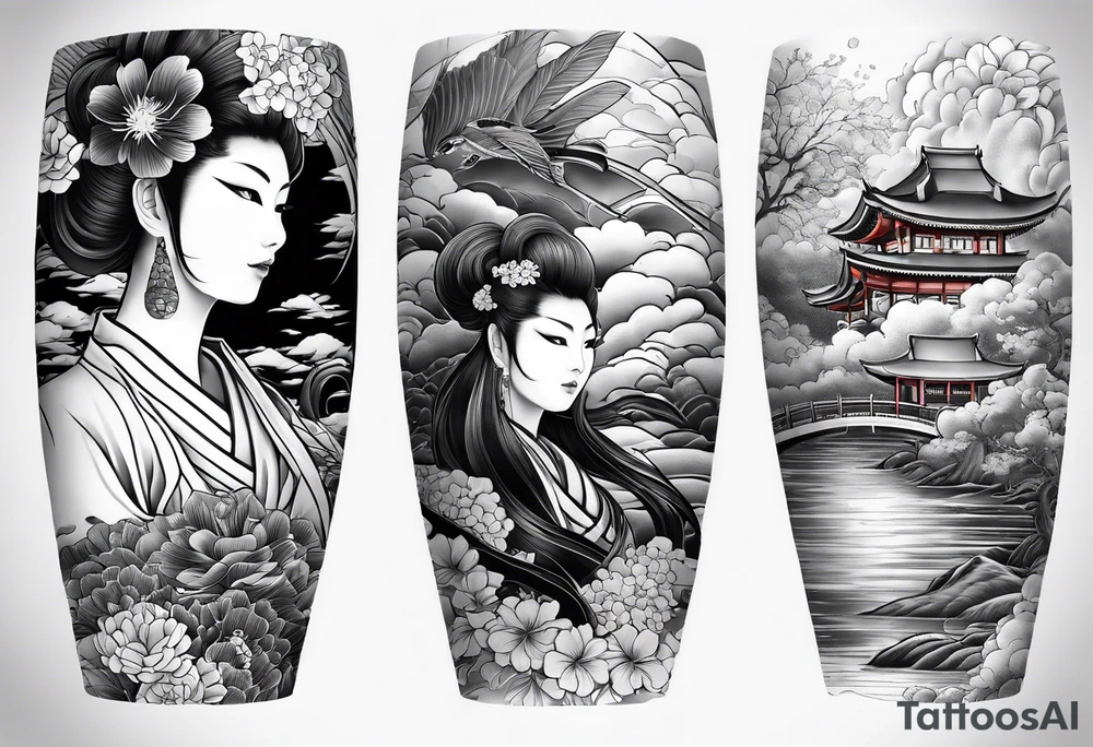 Japanese theme on forearm for men tattoo idea Japanese theme on forearm for men tattoo idea