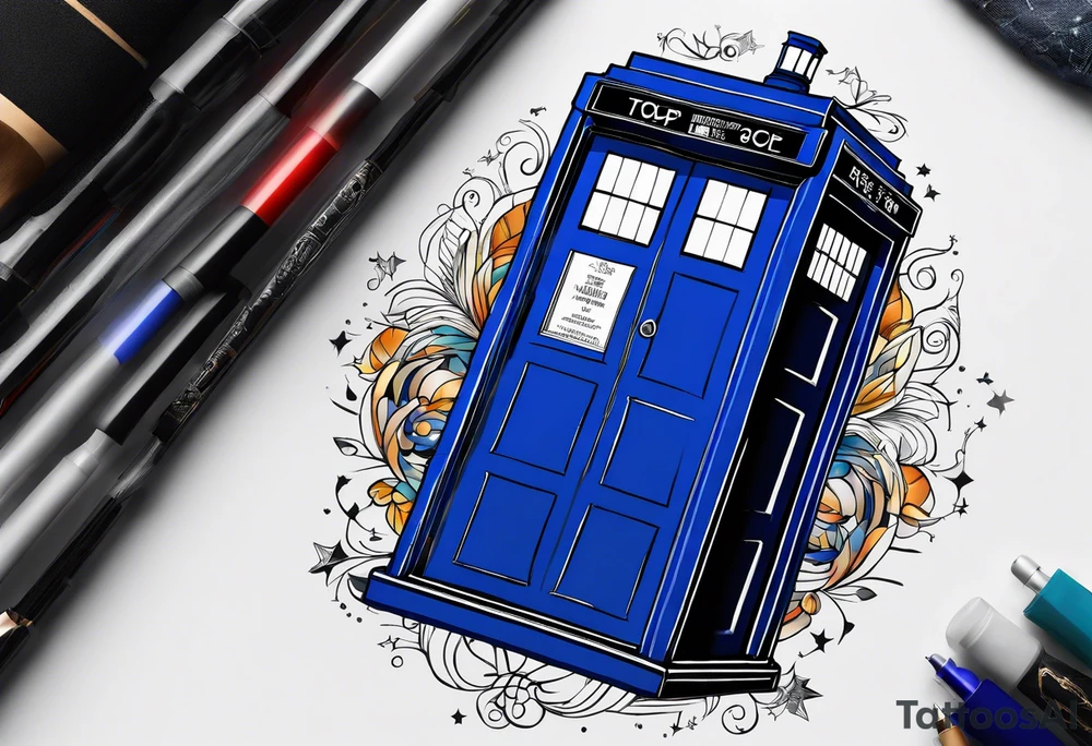 The Tardis. tattoo idea
