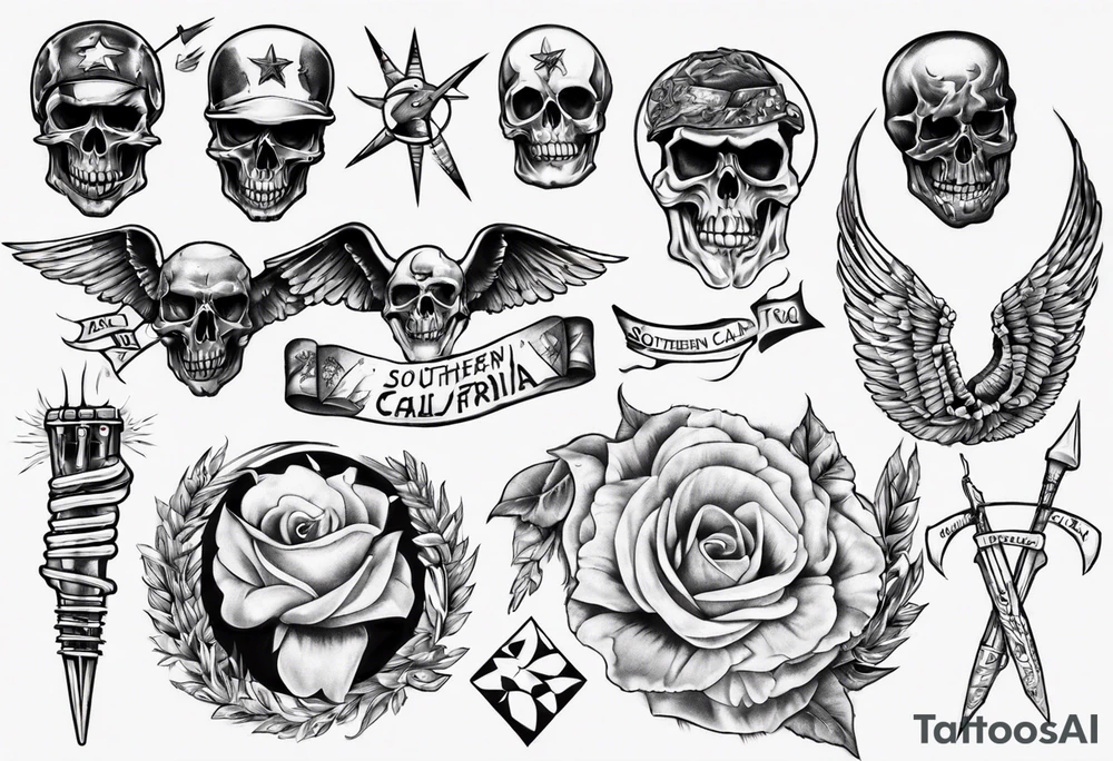 southern california bands tattoo idea