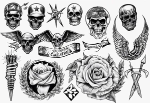 southern california bands tattoo idea