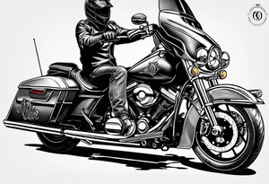 the word Rider tattoo idea