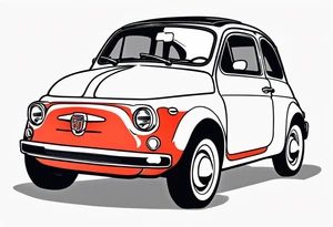 Fiat 500 tattoo idea