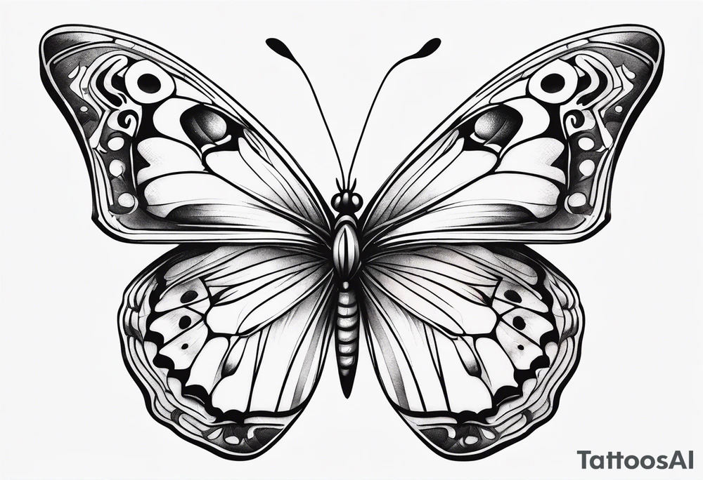 Butterfly tattoo idea