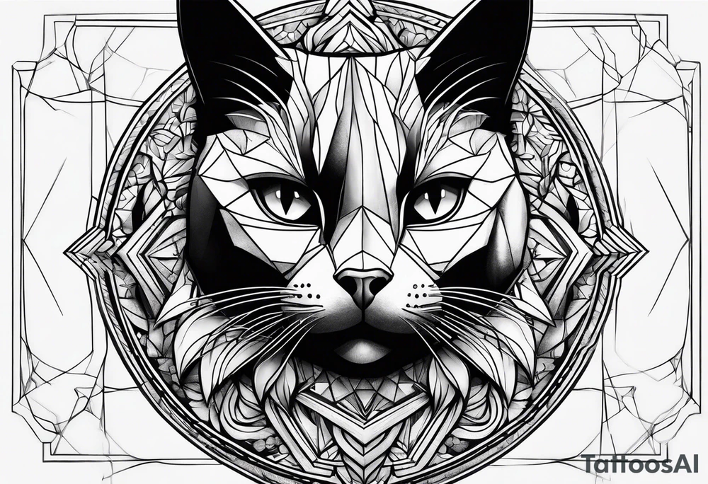 Black Cat tattoo idea