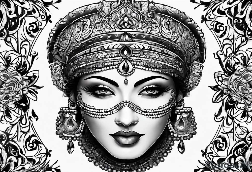 Masoud name design tattoo idea