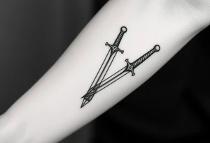 spartan as a sword tattoo idea