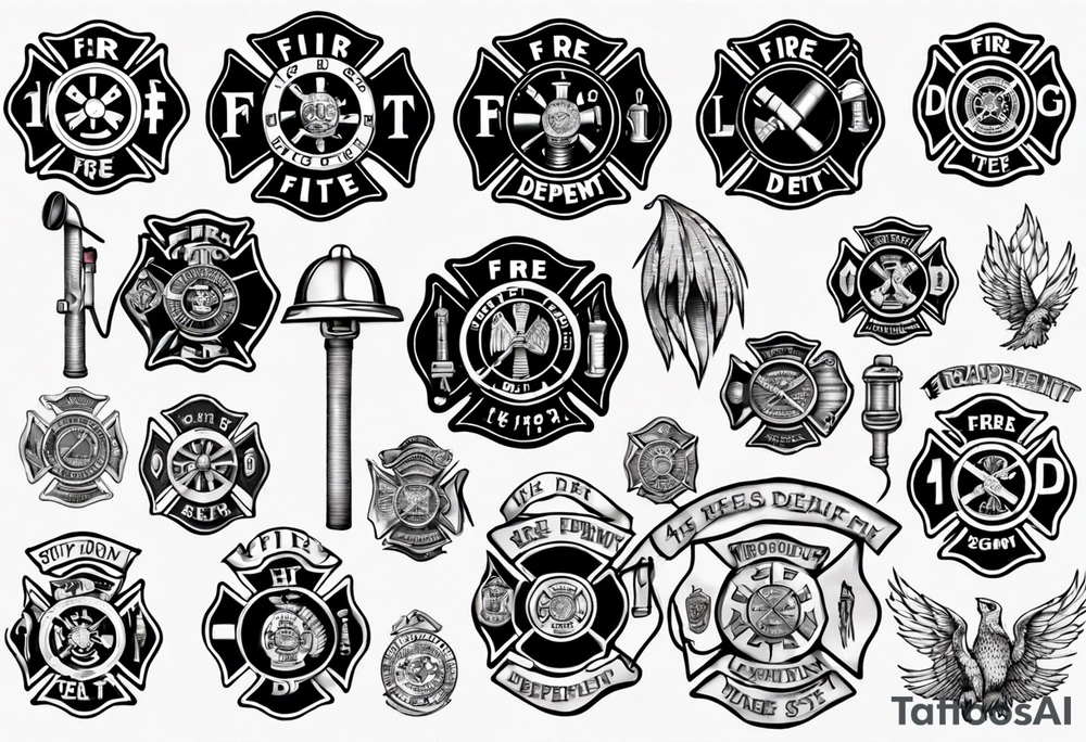 Fire department tattoo idea