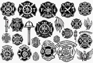 Fire department tattoo idea