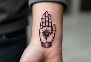 The Mudras (Hand Gestures) – Each hand gesture represents different teachings or states of being; tattooed as minimalist hands or as part of full Buddha images. tattoo idea