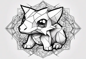 Cubone pokemon tattoo idea