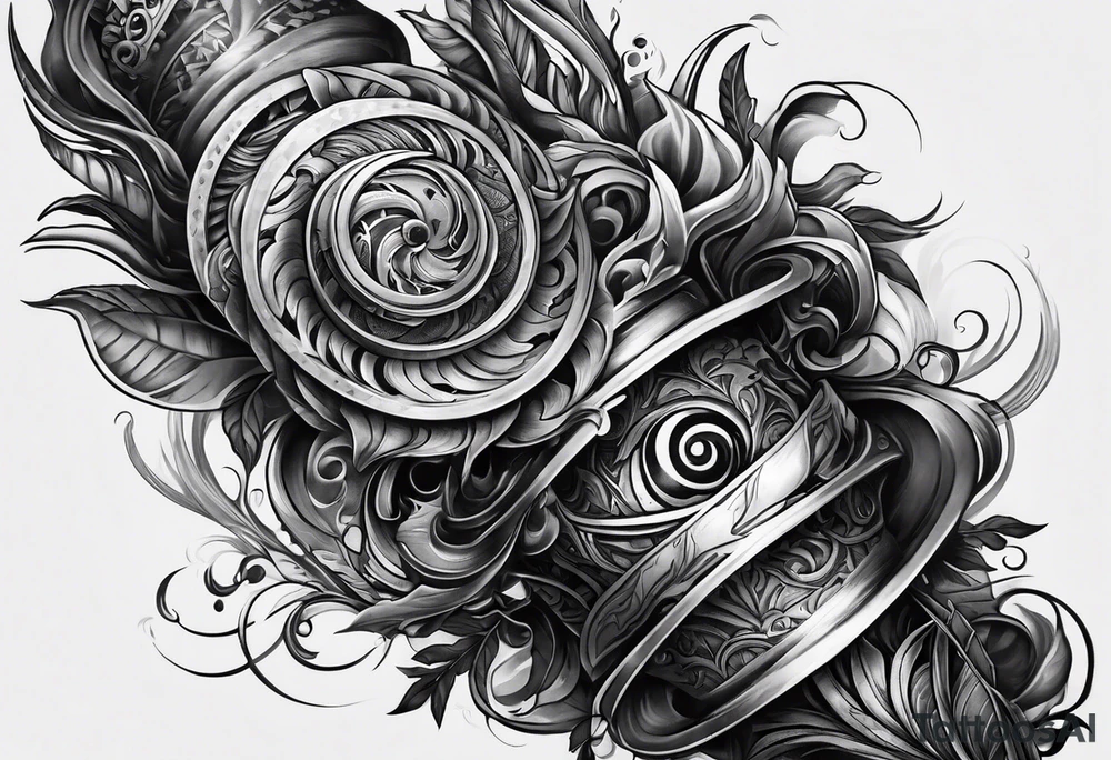 Reincarnation forearm tattoo tattoo idea