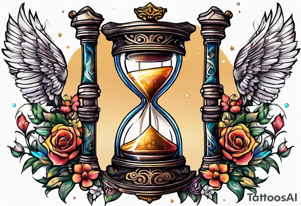 Hourglass tattoo idea