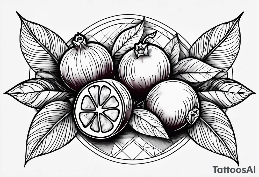 Pomagranate tattoo idea