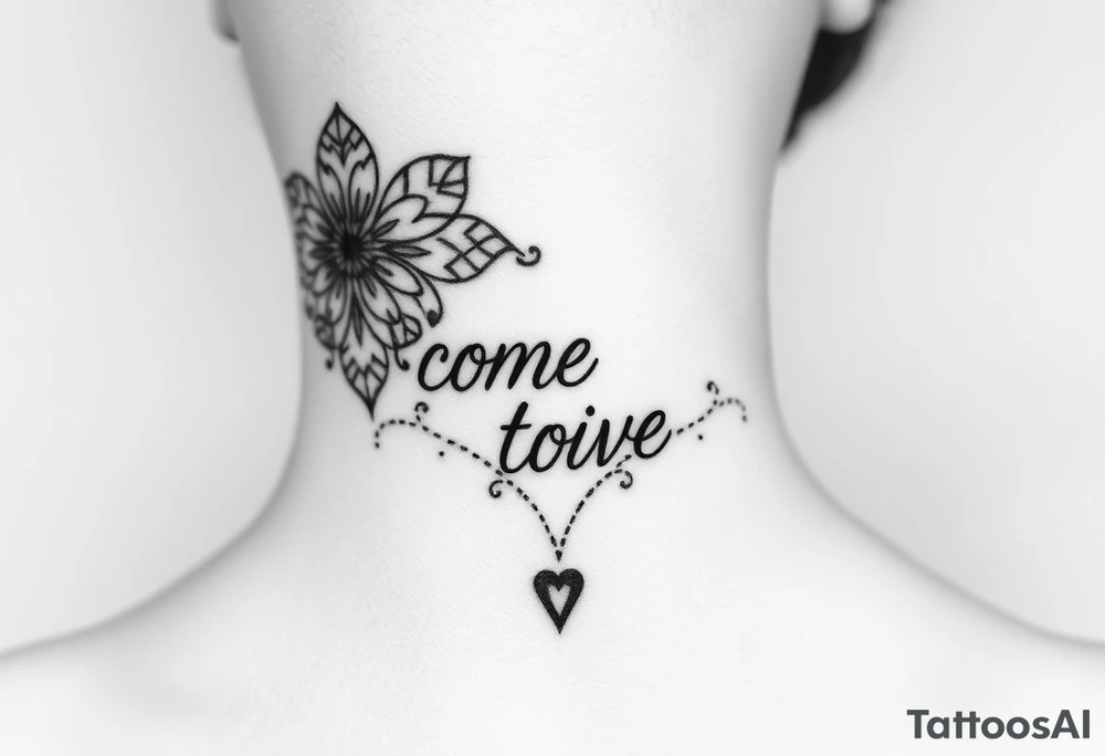 Dreams come true tattoo idea