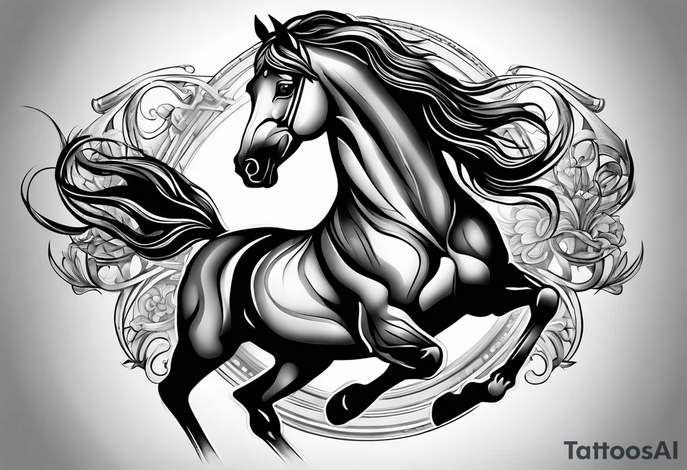 horse tattoo idea