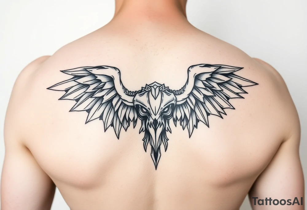 Simple beginner lines and shading tattoo idea