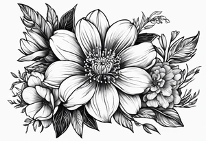 May birth flowers tattoo idea