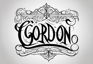 Gordon tattoo idea