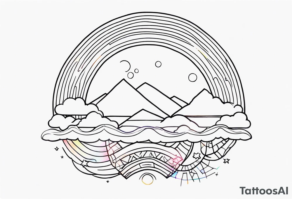 RAINBOW tattoo idea