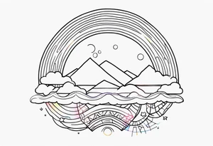 RAINBOW tattoo idea