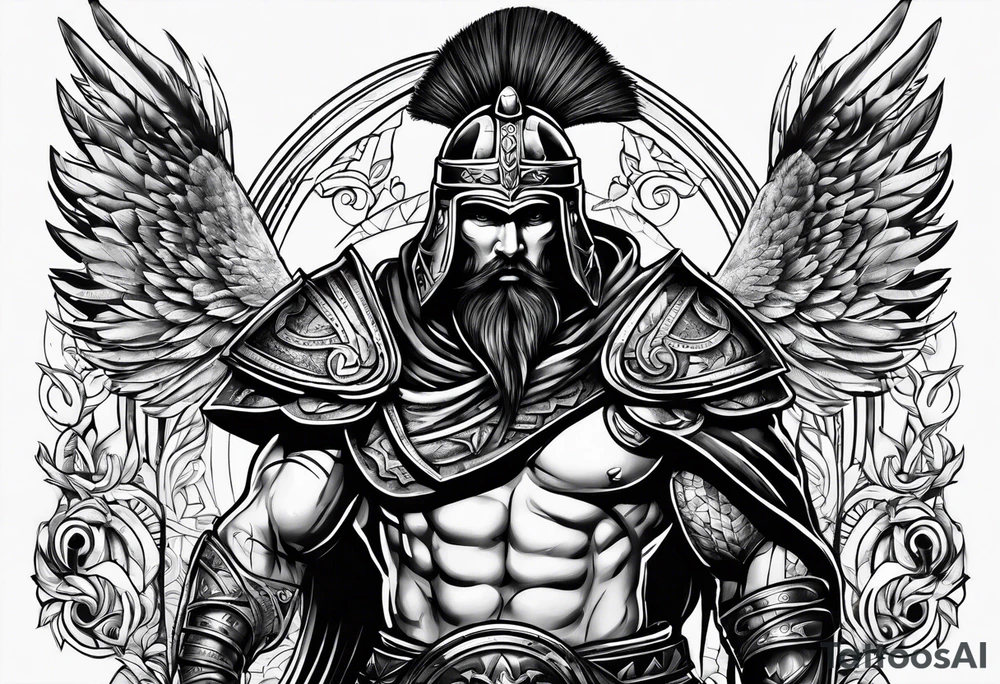 gladiator tattoo idea