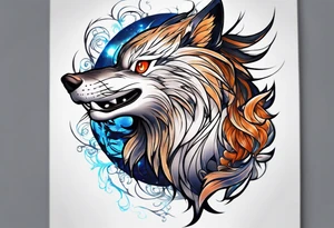 Anime inosuke tattoo idea