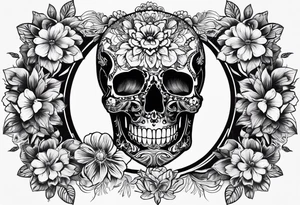 Anatomical arm sleeve, the  heart, skeleton, lungs and brain having a nature aspect or floral aspect to them. Mandala's and flowers to fill in the space tattoo idea