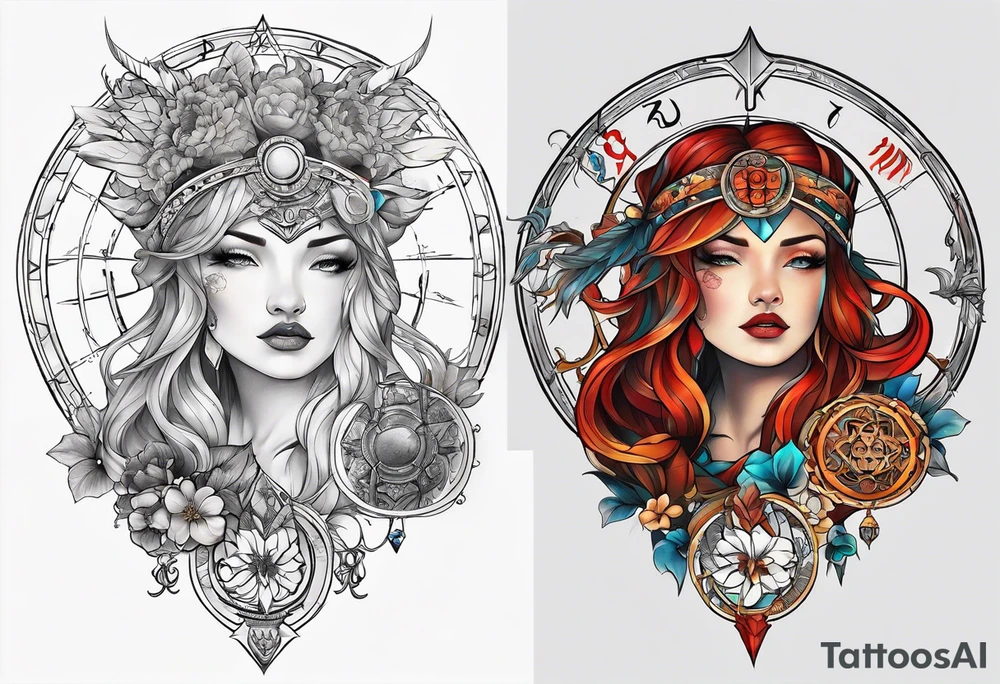 Zodiac tattoo idea