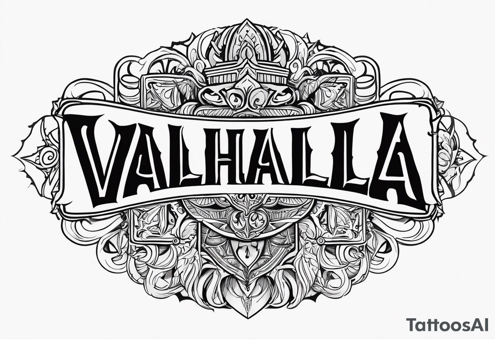 Valhalla tattoo idea